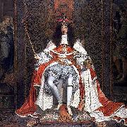 John Michael Wright Charles II of England in Coronation robes china oil painting artist